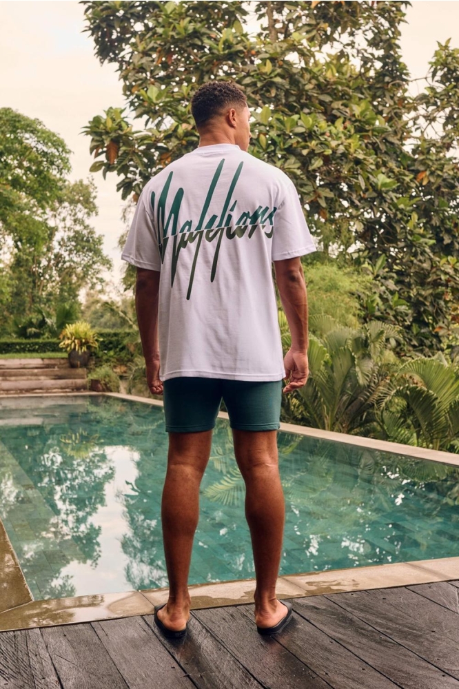 MEN SPLIT T SHIRT MM3 SS25 09 100 WHITE